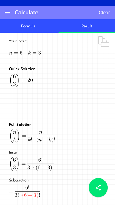 Binomial Coefficient PRO Screenshots
