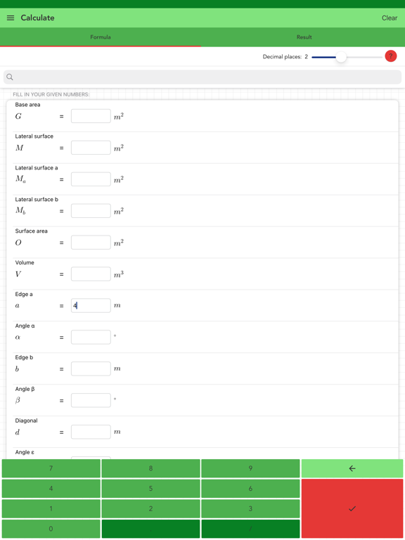 Pyramid Calculator Pro iPad Screenshots