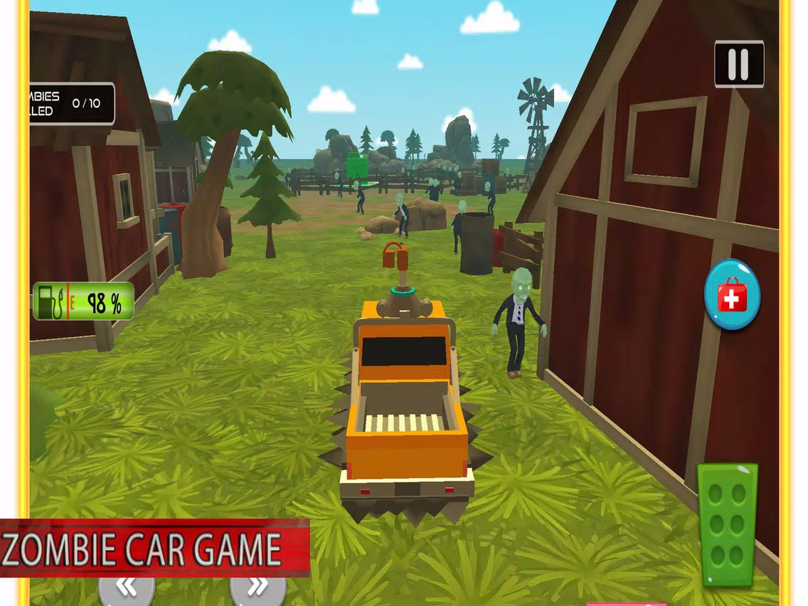 Capturas de tela do Car Shooting Zombie iPad 