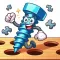 Wood Nuts And Bolts Puzzle