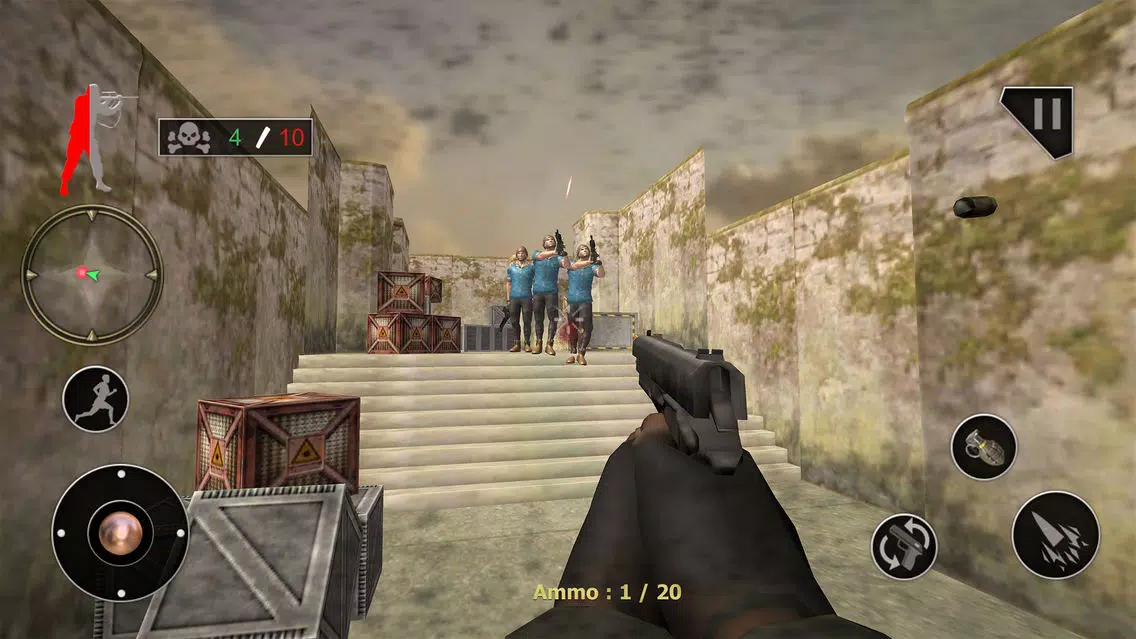 ภาพหน้าจอของ US Commando Sniper Strike 3D