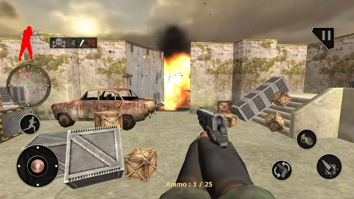 ภาพหน้าจอของ US Commando Sniper Strike 3D