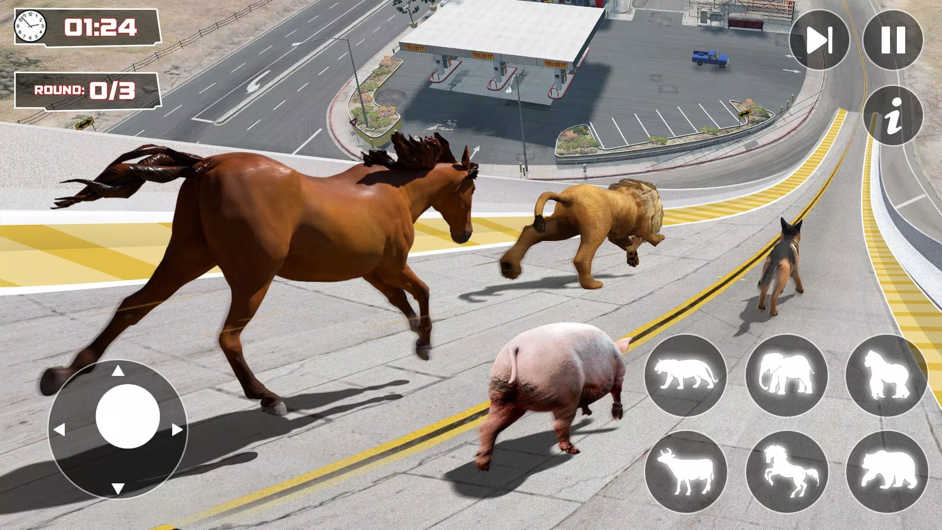 Ảnh chụp màn hình của GT Animal 3D: Racing Game