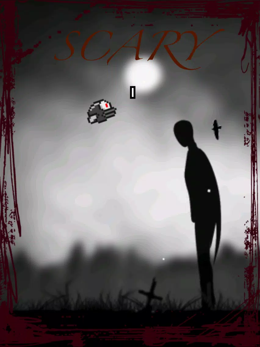 Tangkapan skrin Amnesia of Slender Man vs Brave Bird in Forest Flappy Edition by GTFG iPad 