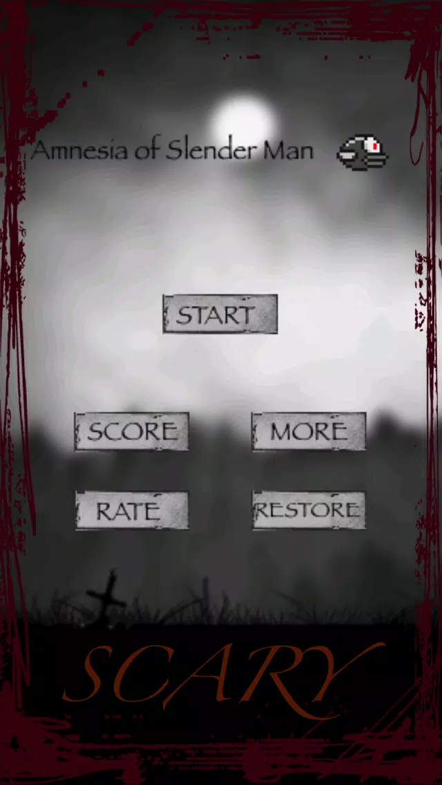 Tangkapan skrin Amnesia of Slender Man vs Brave Bird in Forest Flappy Edition by GTFG