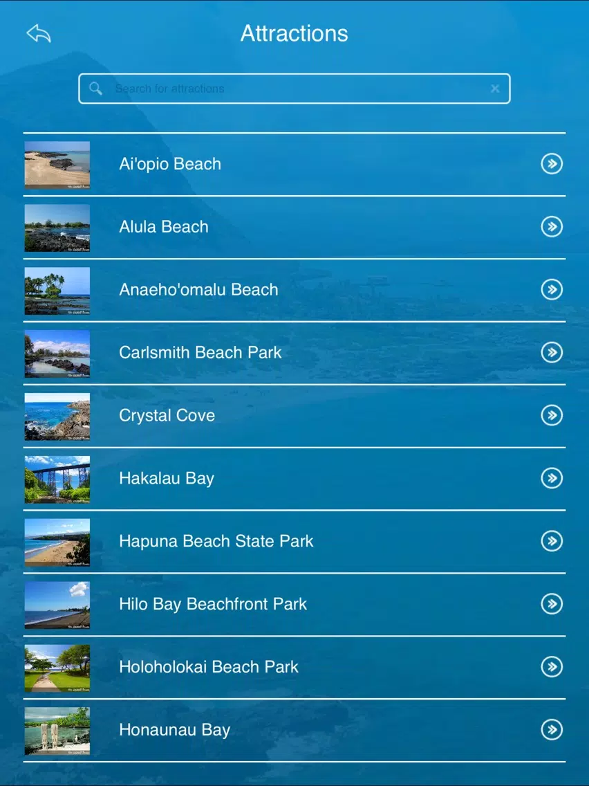 Tourism Big Island iPad Screenshots
