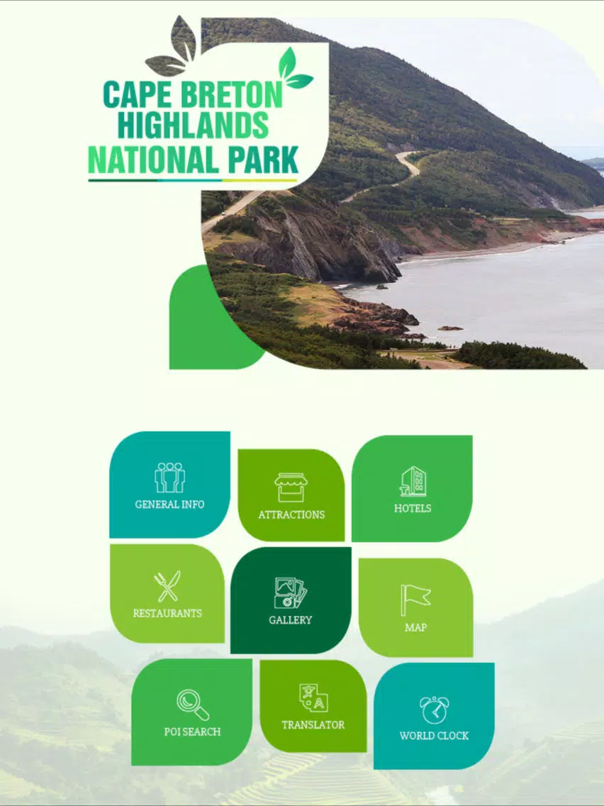 Cape Breton Highlands National Park Travel Guide iPad Screenshots