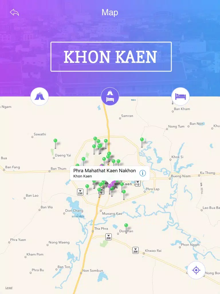 Khon Kaen Travel Guide iPad Screenshots