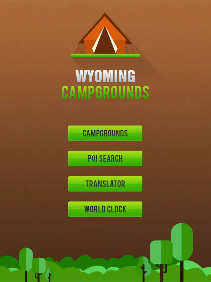 Wyoming Camping and RV Parks iPad Screenshots