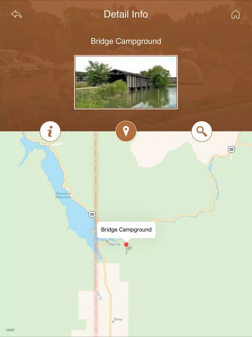 Wyoming Camping and RV Parks iPad Screenshots