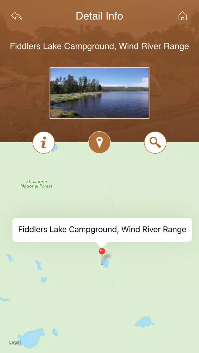 Wyoming Camping and RV Parks Screenshots
