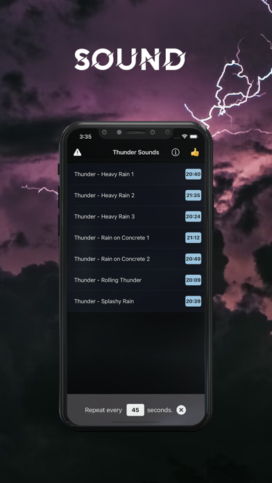 Thunder Sounds For Sleeping Screenshots