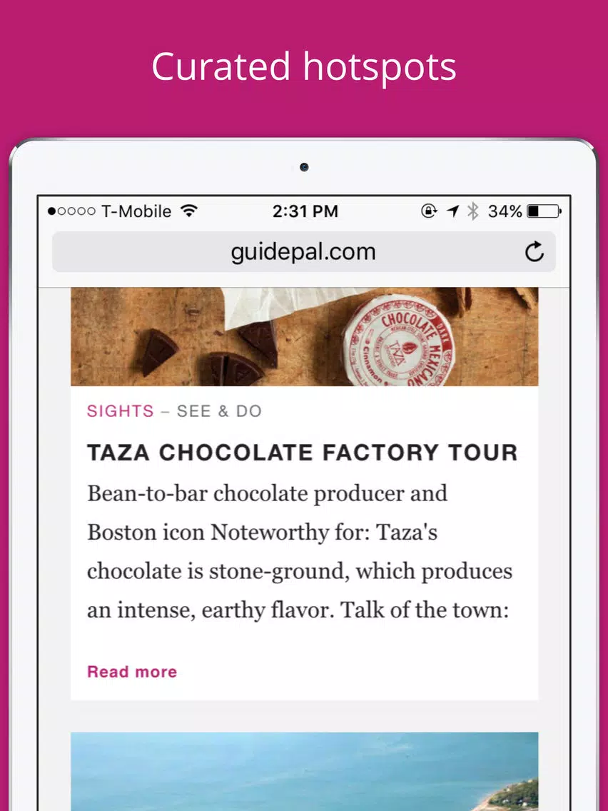 Boston City Travel Guide - GuidePal iPad Screenshots