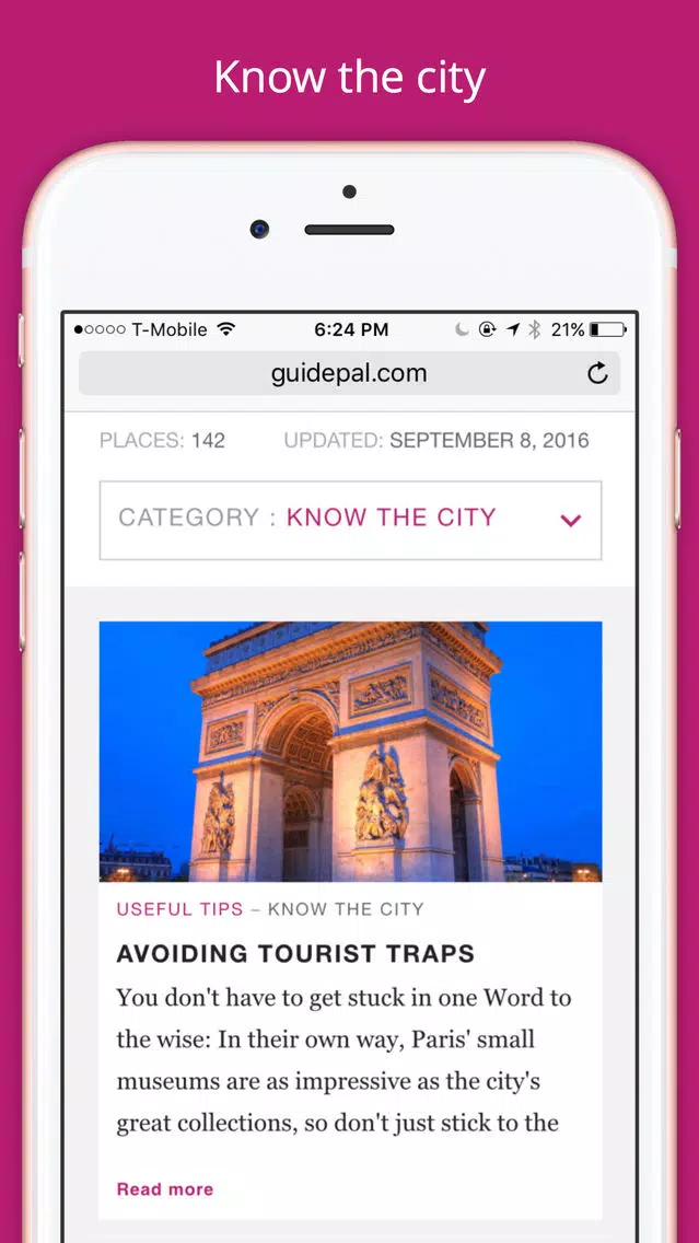 Paris City Travel Guide - GuidePal Screenshots