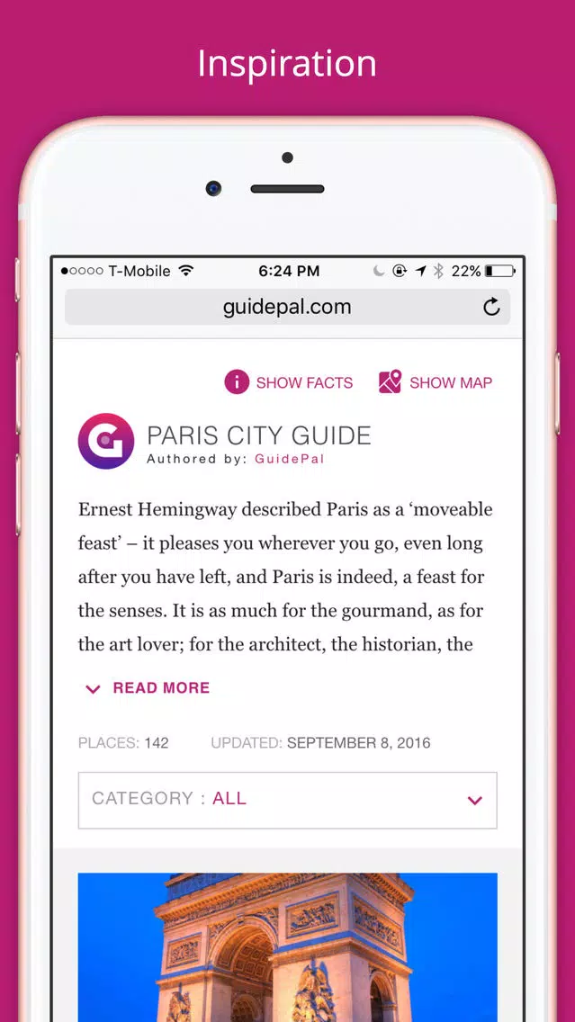 Paris City Travel Guide - GuidePal Screenshots
