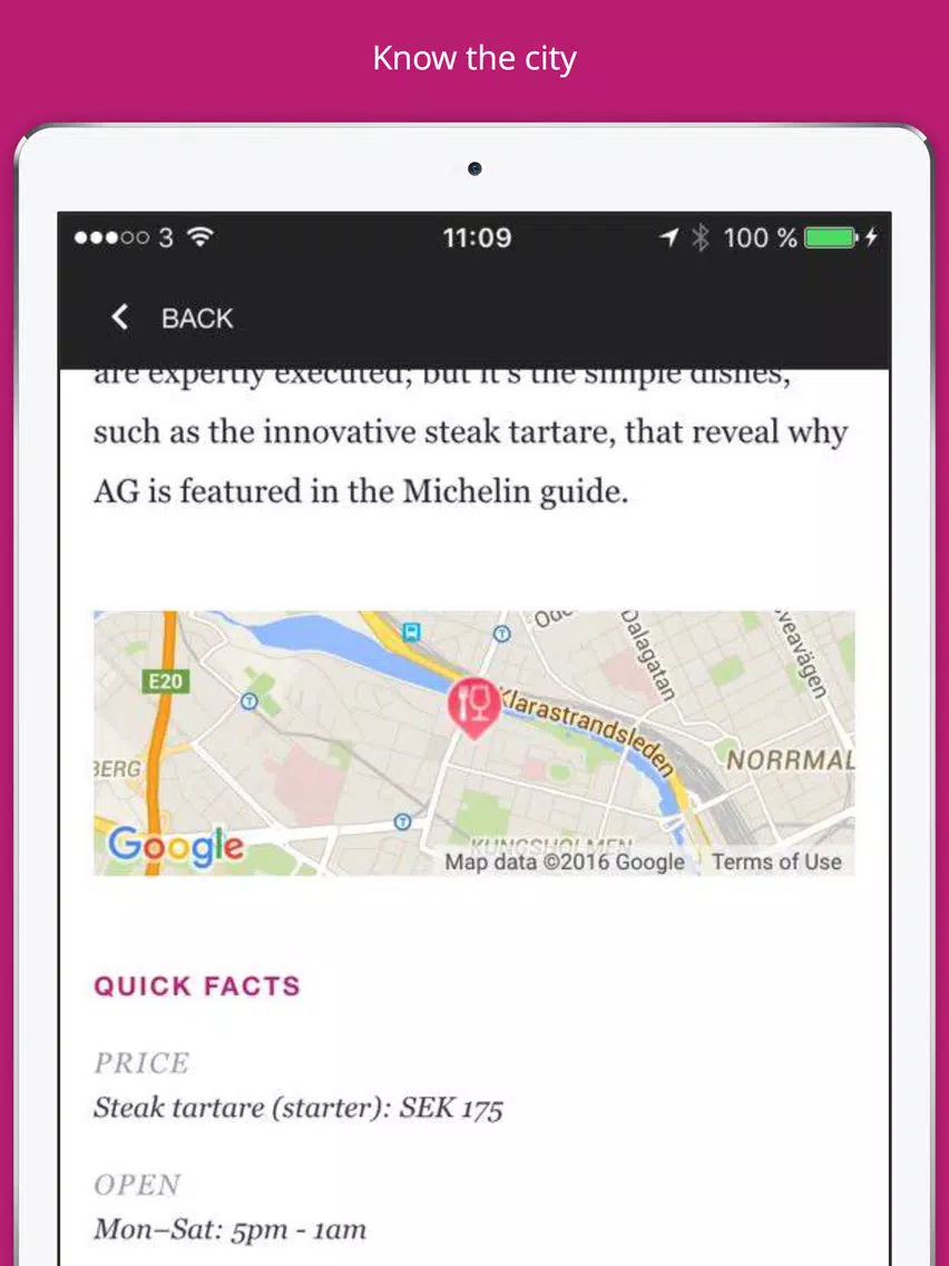 Stockholm City Travel Guide - GuidePal iPad Screenshots