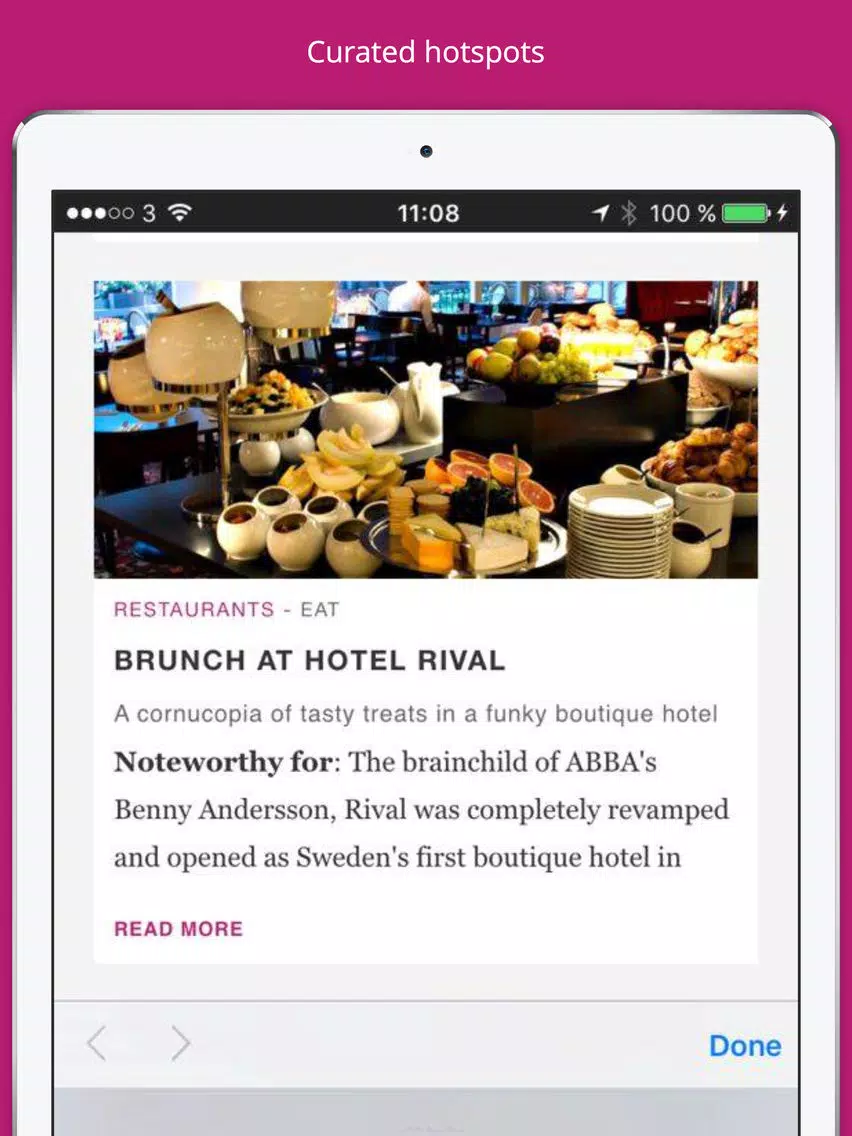 Stockholm City Travel Guide - GuidePal iPad Screenshots