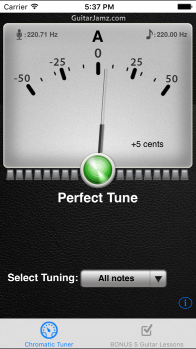 Epic Chromatic Tuner Screenshots