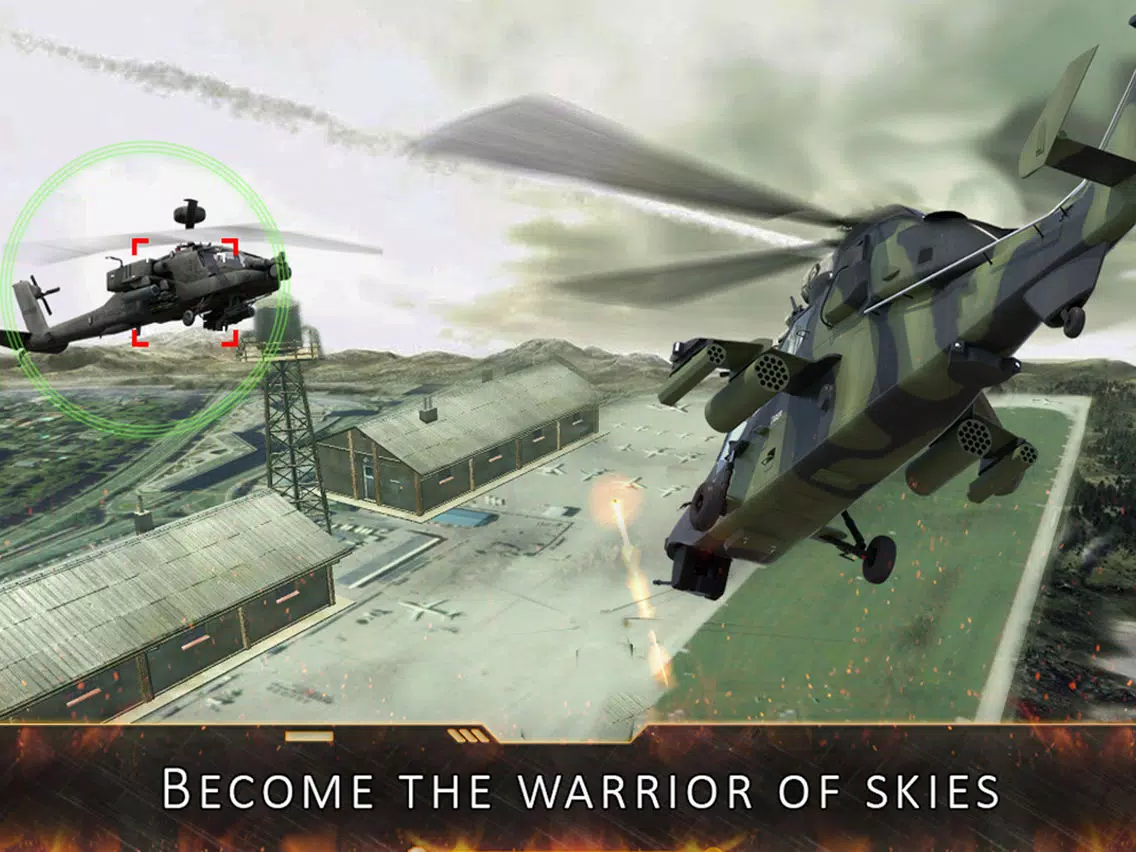 ภาพหน้าจอของ Helicopter Air Attack - #1 Military Helicopters Fighting and Shooting Game Free iPad 