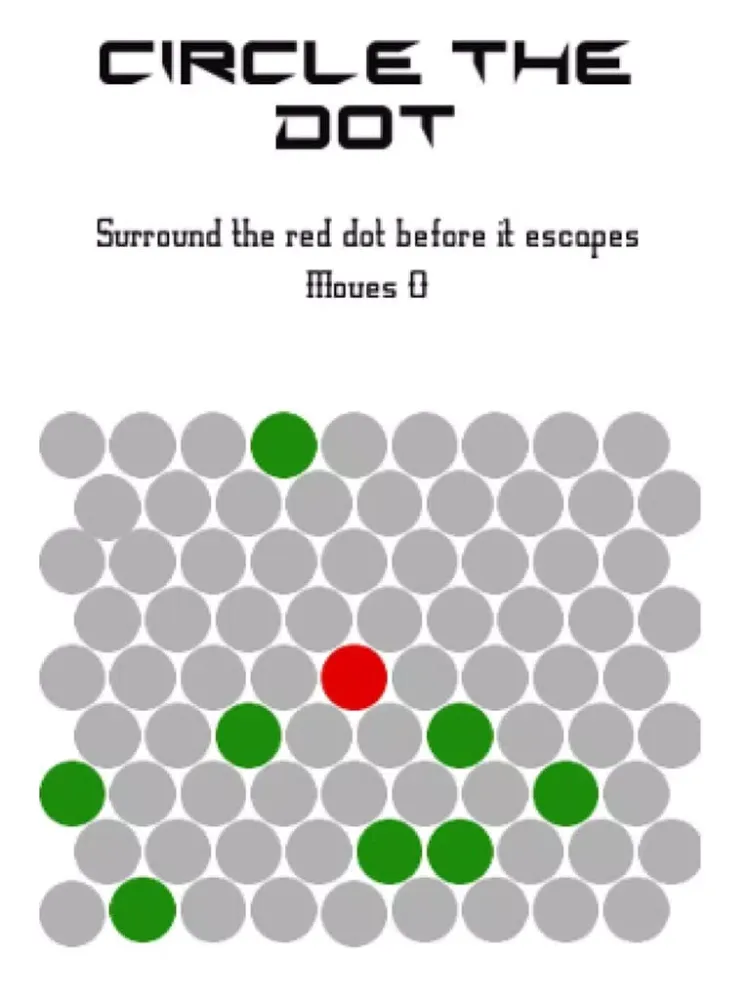 Circle the red dot! iPad Screenshots