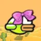 flappy along - flying girl bird