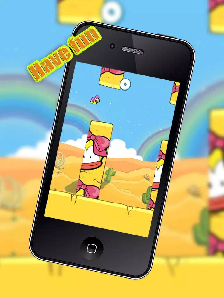 Zrzuty ekranu flappy along - flying girl bird iPad 