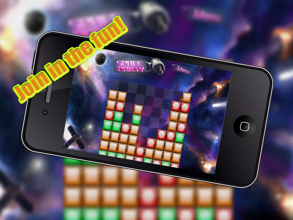 Space party - clear the blocks iPad  Screenshots