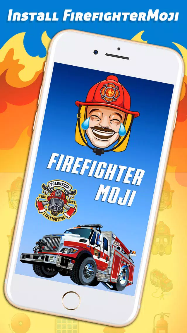 FirefighterMoji - Firefighter Emoji Keyboard Screenshots