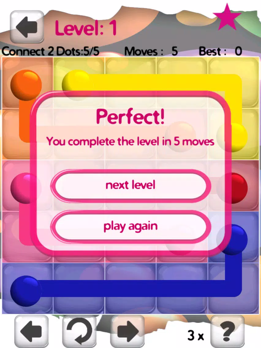 Connect 2 Dots - Match Candy Dot Colors iPad 应用截图