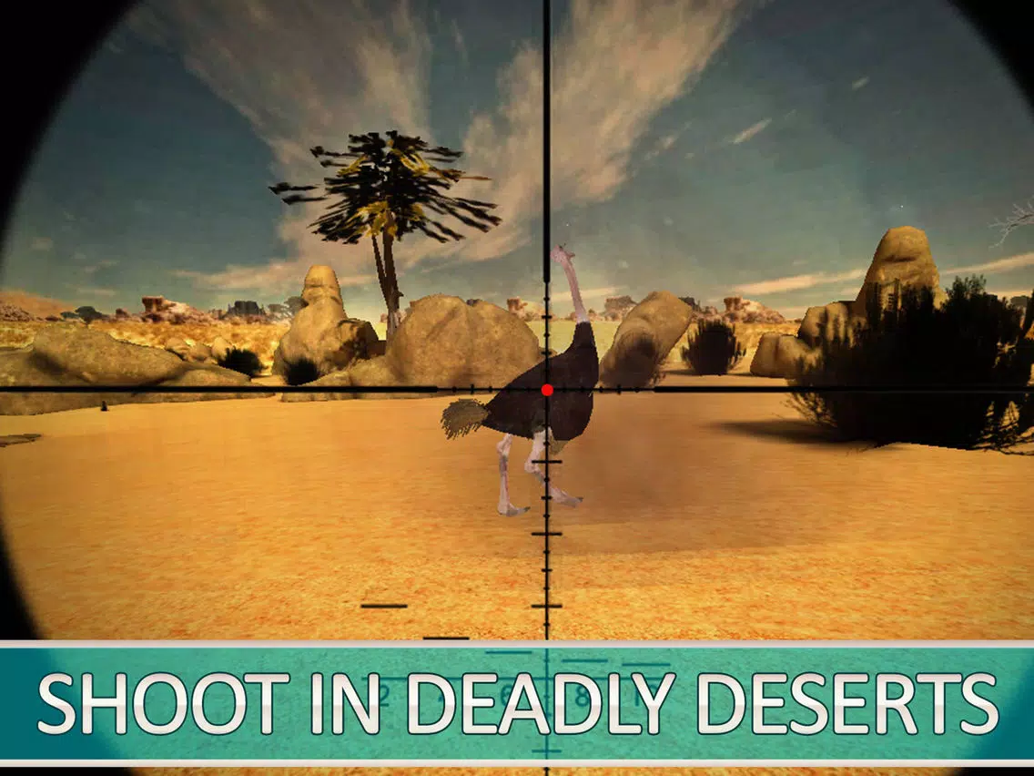 Ultimate Ostrich Simulator Shooting - Big Sean Shotgun Desert Hunter Safari iPad  スクリーンショット