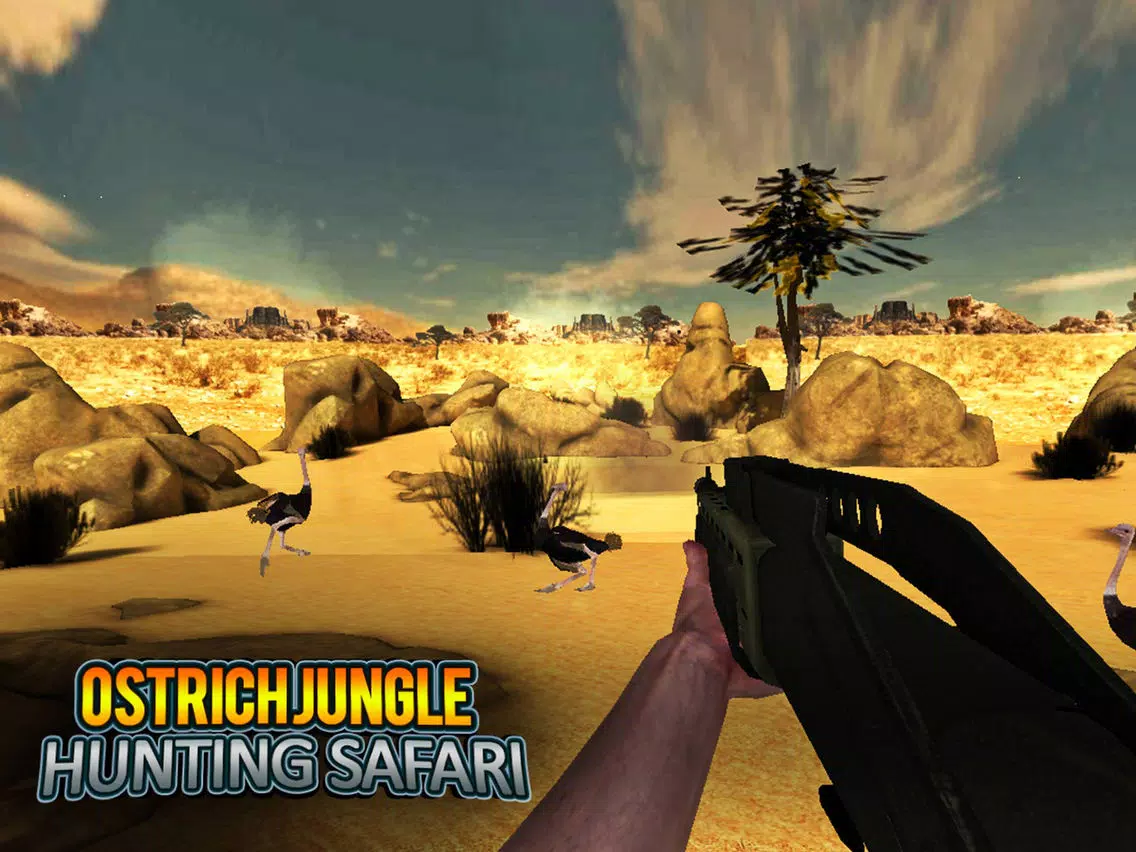 Ultimate Ostrich Simulator Shooting - Big Sean Shotgun Desert Hunter Safari iPad  スクリーンショット