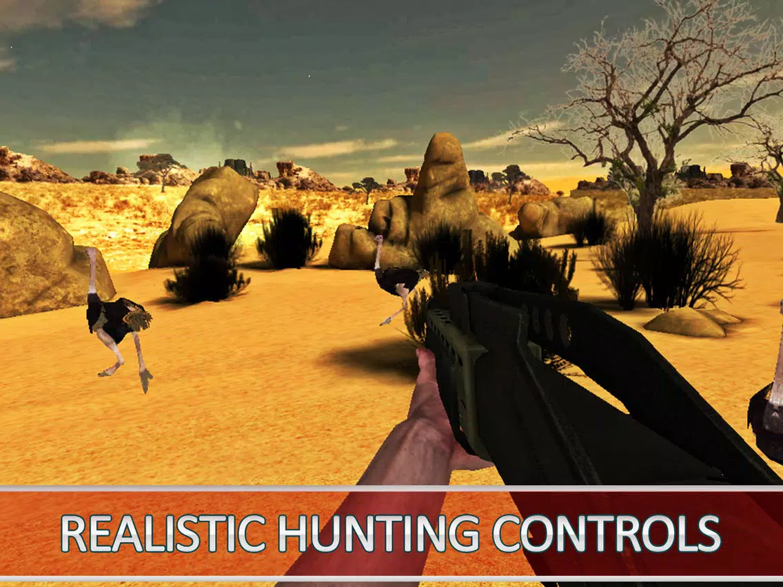 Ultimate Ostrich Simulator Shooting - Big Sean Shotgun Desert Hunter Safari iPad  スクリーンショット