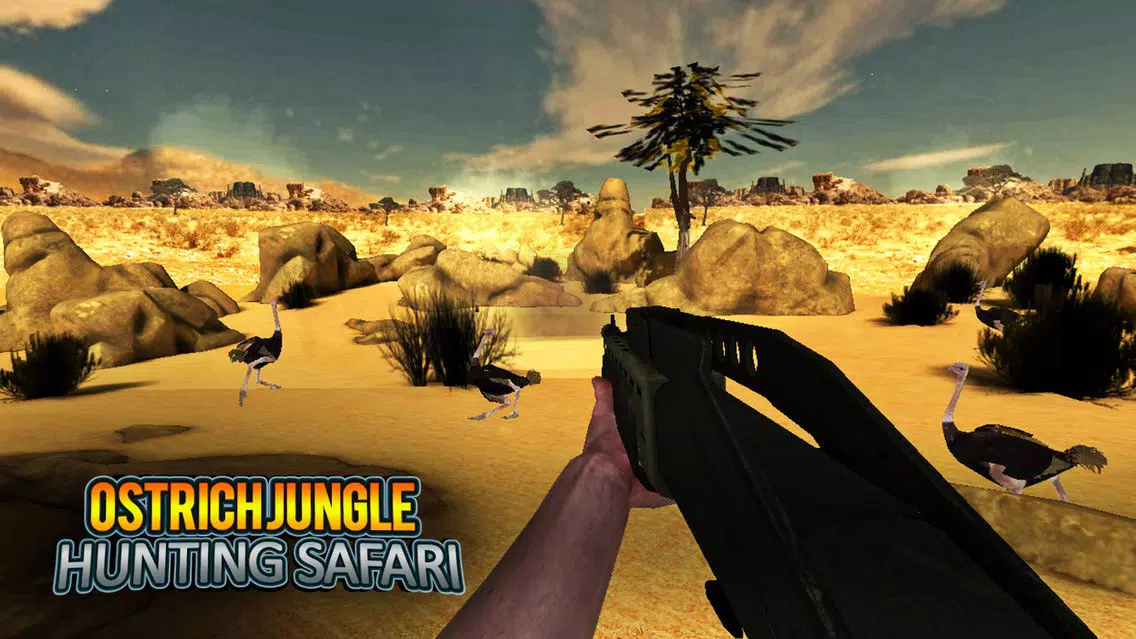 Ultimate Ostrich Simulator Shooting - Big Sean Shotgun Desert Hunter Safari スクリーンショット