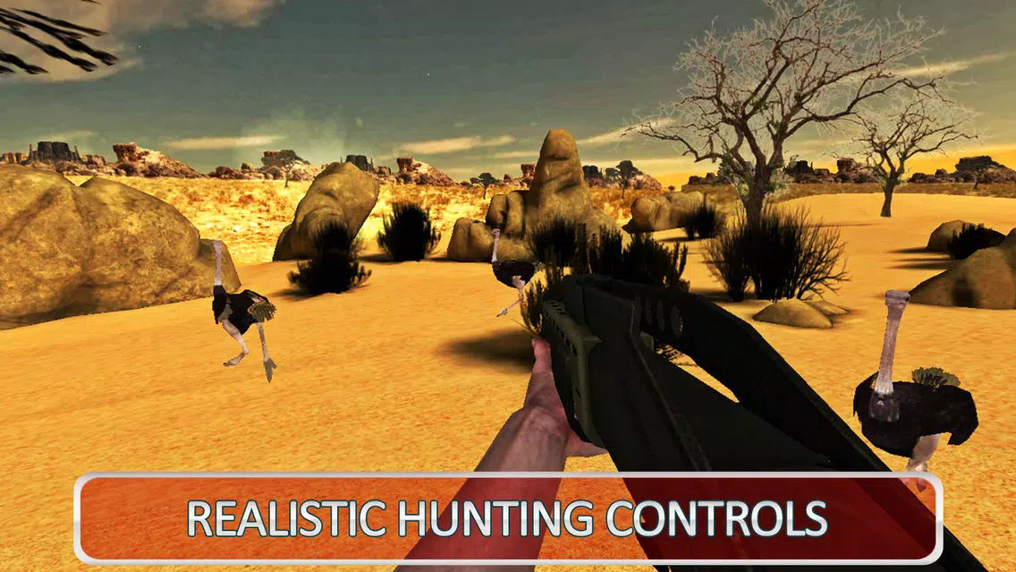 Ultimate Ostrich Simulator Shooting - Big Sean Shotgun Desert Hunter Safari スクリーンショット