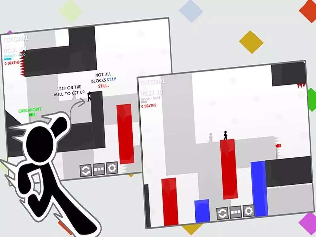 Stickman Adventure Run iPad  Screenshots