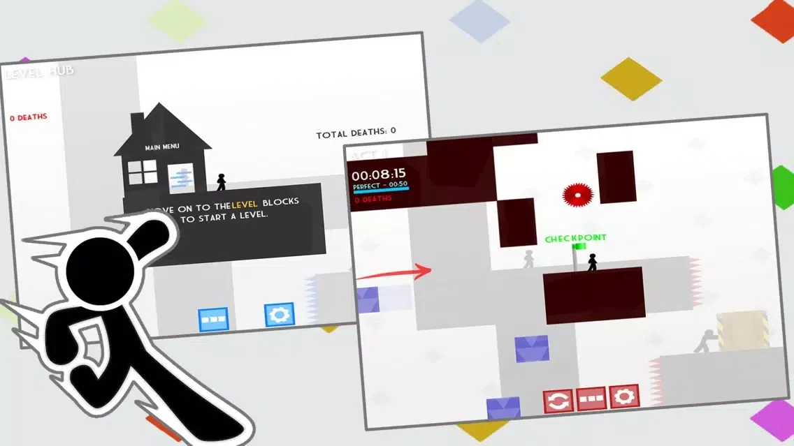 Stickman Adventure Run Screenshots