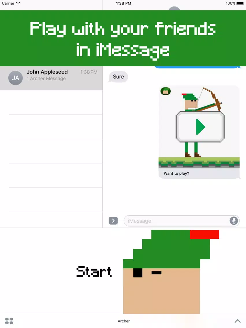 Capturas de pantalla de Pixel Archer iPad 