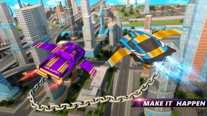 Flying Chain Car Air Wings Screenshots