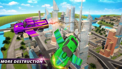 Flying Chain Car Air Wings Screenshots