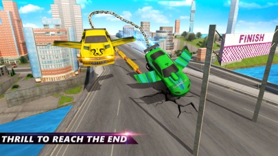Flying Chain Car Air Wings Screenshots