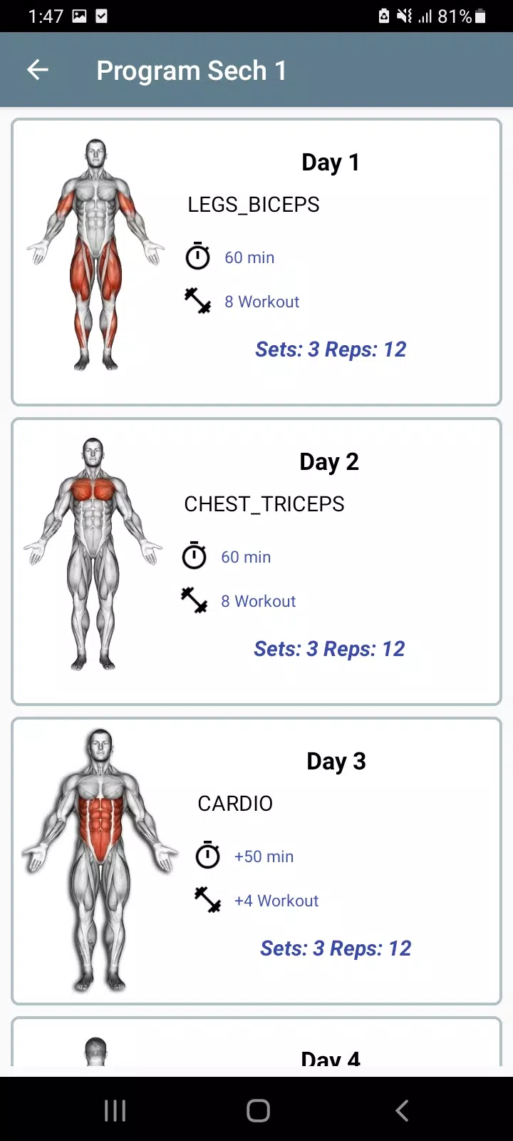 Gym Fitness-Workout Screenshots