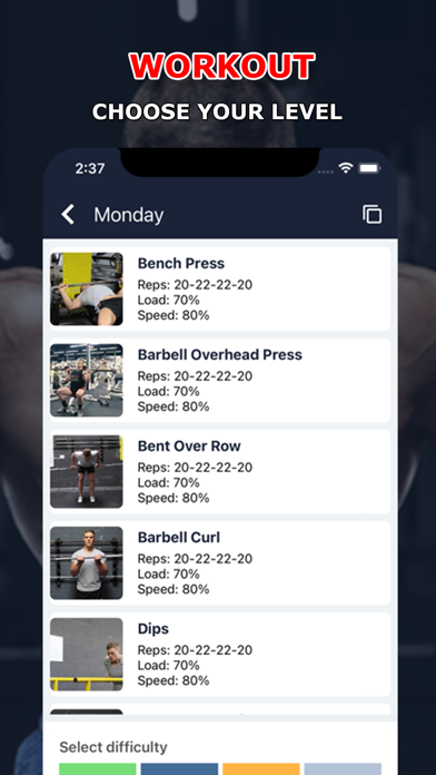 ภาพหน้าจอของ Fitness Coach: Fitness Planner