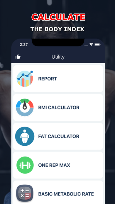 ภาพหน้าจอของ Fitness Coach: Fitness Planner