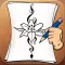Learning To Draw Flower Tattoo Designs