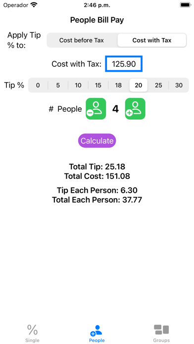 Bill Divvy - Tip & Total Screenshots