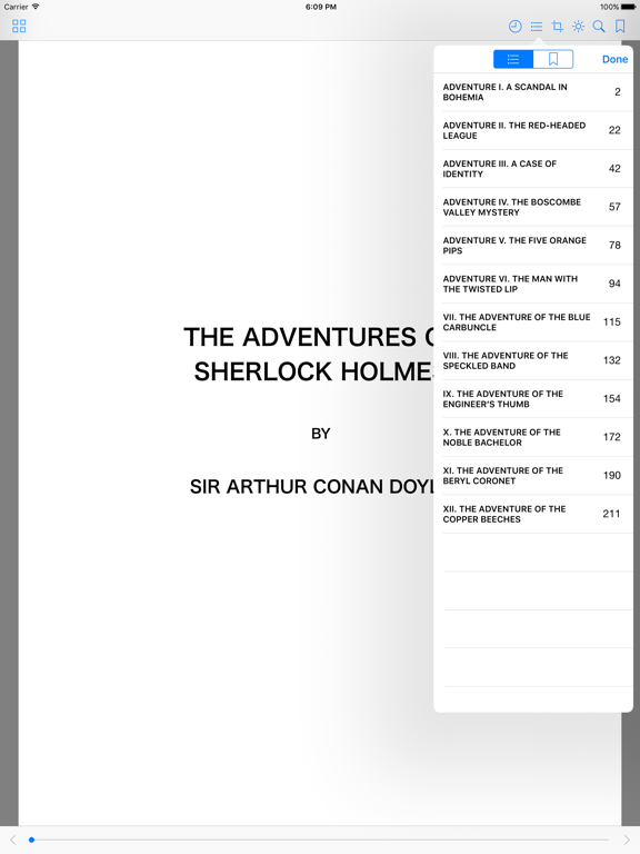 Tangkapan layar HLL Pdf Reader iPad