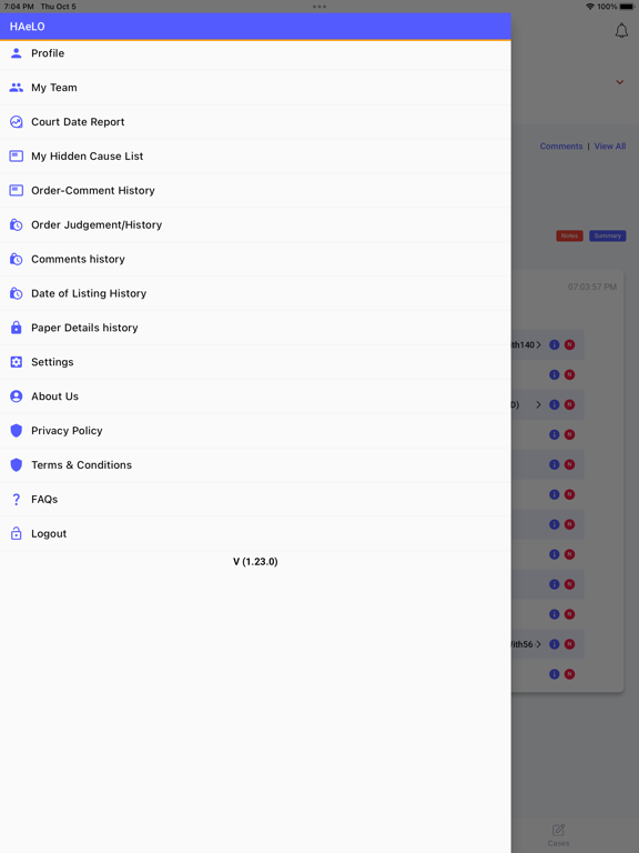 HAeLO iPad Screenshots