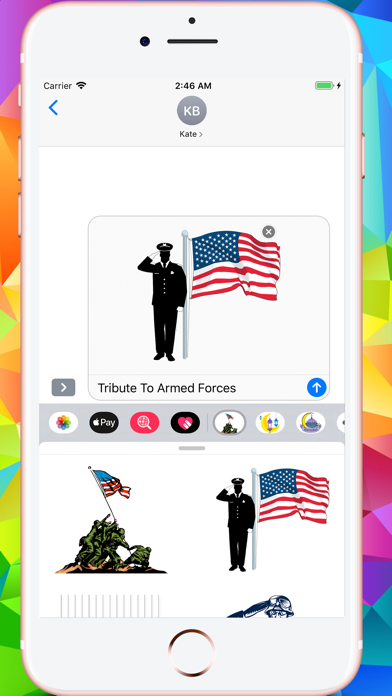 Memorial Day HD Stickers Screenshots