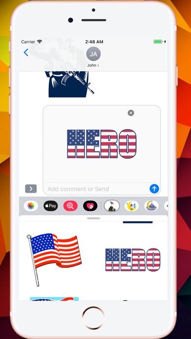 Memorial Day HD Stickers Screenshots