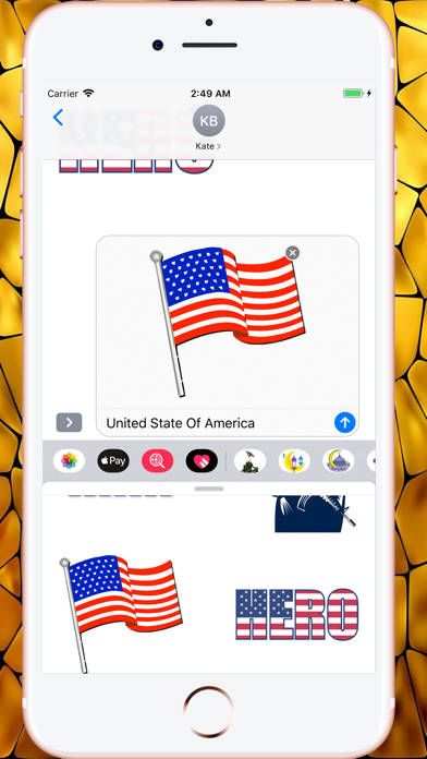 Memorial Day HD Stickers Screenshots